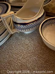 MaxSold Auction: Cauldon Blue & White Porcelain Dinnerware B - Mississippi Mills (Ontario, Canada) Moving Online Auction - Vaughan Street