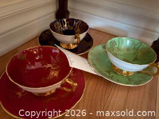 MaxSold Auction: Coalport Porcelain Teacup and Saucer Sets B - Mississippi Mills (Ontario, Canada) Moving Online Auction - Vaughan Street