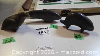 MaxSold Auction: Inuit Soapstone Sculpture of Bird, Whale and Seal A - Mississippi Mills (Ontario, Canada) Moving Online Auction - Vaughan Street