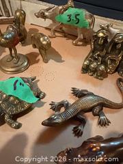 MaxSold Auction: Miniature Brass, Bronze & Cast Metal Animal Figurines B - Mississippi Mills (Ontario, Canada) Moving Online Auction - Vaughan Street