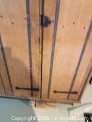MaxSold Auction: Oak Antique Gothic Revival Armoire / Wardrobe C - Mississippi Mills (Ontario, Canada) Moving Online Auction - Vaughan Street