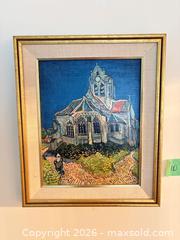 MaxSold Auction: Oil on Canvas Framed Painting, Church Landscape A - Mississippi Mills (Ontario, Canada) Moving Online Auction - Vaughan Street