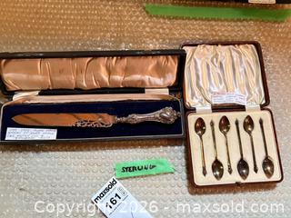 MaxSold Auction: Sterling Silver Coffee Spoon Set & Cake Server A - Mississippi Mills (Ontario, Canada) Moving Online Auction - Vaughan Street