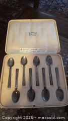 MaxSold Auction: Sterling Silver Leopard Motif Coffee Spoons, Napkin Rings A - Mississippi Mills (Ontario, Canada) Moving Online Auction - Vaughan Street