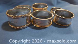 MaxSold Auction: Sterling Silver Napkin Rings with Gilt Interiors A - Mississippi Mills (Ontario, Canada) Moving Online Auction - Vaughan Street
