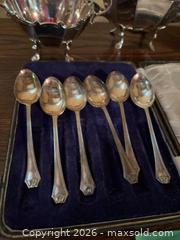 MaxSold Auction: Sterling Silver Tea & Coffee Set with Teaspoons B - Mississippi Mills (Ontario, Canada) Moving Online Auction - Vaughan Street