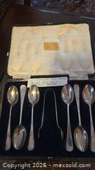MaxSold Auction: Sterling Silver Teaspoons, Coffee Spoons & Sugar Tongs, Sheffield A - Mississippi Mills (Ontario, Canada) Moving Online Auction - Vaughan Street
