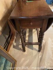 MaxSold Auction: Vintage Oak Drop-Leaf Table C - Mississippi Mills (Ontario, Canada) Moving Online Auction - Vaughan Street
