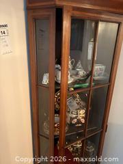 MaxSold Auction: Wood Corner Curio Cabinet C - Mississippi Mills (Ontario, Canada) Moving Online Auction - Vaughan Street