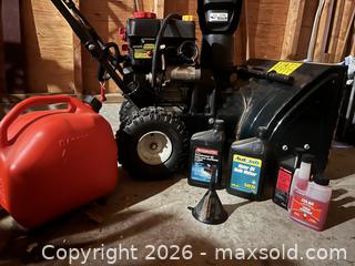 MaxSold Auction: Yardworks Snowblower with Electric and Recoil Start - Toronto (Ontario, Canada) Estate Sale Online Auction - Moore Avenue