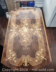 MaxSold Auction: Italian Inlaid Marquetry Serving/Tea Cart with Wheels - Richmond (British Columbia, Canada) SELLER MANAGED Downsizing Online Auction - Riverside Way (STORAGE)