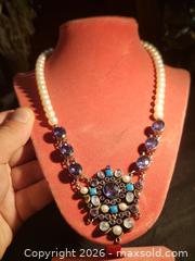 MaxSold Auction: Limited Nicky Butler RAJ Sterling Silver India 925 Statement Princess Necklace - Richmond (British Columbia, Canada) SELLER MANAGED Downsizing Online Auction - Riverside Way (STORAGE)