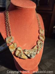 MaxSold Auction: Very Unique Sajen Sterling Silver Druzy Geode Statement Necklace - Richmond (British Columbia, Canada) SELLER MANAGED Downsizing Online Auction - Riverside Way (STORAGE)