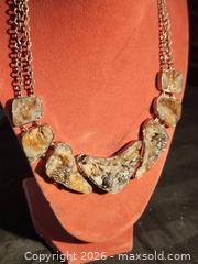 MaxSold Auction: Very Unique Sajen Sterling Silver Druzy Geode Statement Necklace - Richmond (British Columbia, Canada) SELLER MANAGED Downsizing Online Auction - Riverside Way (STORAGE)