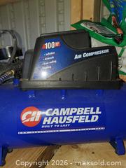 MaxSold Auction: Campbell Hausfeld Air Compressor & Black & Decker Corded Sander D - Port Hope (Ontario, Canada) Estate Sale Online Auction - Sherbourne Street