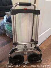MaxSold Auction: Folding Hand Truck Dolly — Aluminum Frame, Rubber Wheels C - Port Hope (Ontario, Canada) Estate Sale Online Auction - Sherbourne Street