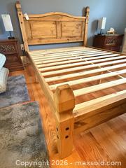 MaxSold Auction: Full/Double Solid Wood Rustic Farmhouse Bed Frame with Headboard D - Port Hope (Ontario, Canada) Estate Sale Online Auction - Sherbourne Street