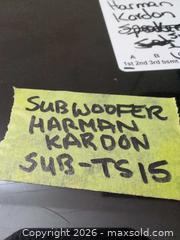 MaxSold Auction: Harman/Kardon SUB-TS15 Subwoofer C - Port Hope (Ontario, Canada) Estate Sale Online Auction - Sherbourne Street