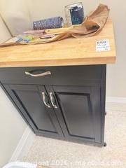 MaxSold Auction: Kitchen Island Cart with Butcher Block Top, Wheels, Drawer D - Port Hope (Ontario, Canada) Estate Sale Online Auction - Sherbourne Street