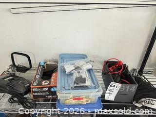 MaxSold Auction: Lot: Jump Starter, Chargers, Rain Barrel Parts & Accessories B - Port Hope (Ontario, Canada) Estate Sale Online Auction - Sherbourne Street
