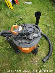 MaxSold Auction: Ridgid Wet/Dry Shop Vacuum 5.0 Peak HP C - Port Hope (Ontario, Canada) Estate Sale Online Auction - Sherbourne Street