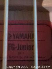 MaxSold Auction: Yamaha FG-Junior 3/4 Acoustic Guitar A - Port Hope (Ontario, Canada) Estate Sale Online Auction - Sherbourne Street