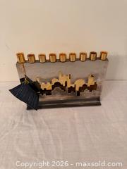 MaxSold Auction: Karshi Original Silver & Gold-Plated Jerusalem Skyline Menorah - Vaughan (Ontario, Canada) SELLER MANAGED Estate Sale Online Auction - Rodeo Drive