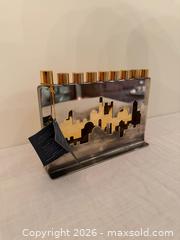 MaxSold Auction: Karshi Original Silver & Gold-Plated Jerusalem Skyline Menorah - Vaughan (Ontario, Canada) SELLER MANAGED Estate Sale Online Auction - Rodeo Drive
