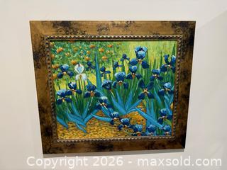 MaxSold Auction: Vibrant Framed Floral Oil on Canvas Painting - Vaughan (Ontario, Canada) SELLER MANAGED Estate Sale Online Auction - Rodeo Drive