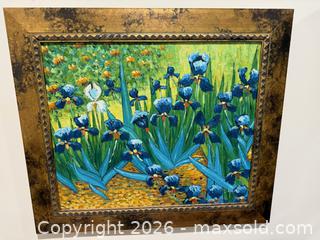 MaxSold Auction: Vibrant Framed Floral Oil on Canvas Painting - Vaughan (Ontario, Canada) SELLER MANAGED Estate Sale Online Auction - Rodeo Drive