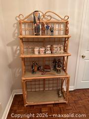 MaxSold Auction: Vintage 1970's Coastal Rattan Baker's Rack - Vaughan (Ontario, Canada) SELLER MANAGED Estate Sale Online Auction - Rodeo Drive