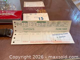 MaxSold Auction: Vintage 1972 Spaceman Watch with Original Case, Warranty Card & Eaton’s Receipt - Vaughan (Ontario, Canada) SELLER MANAGED Estate Sale Online Auction - Rodeo Drive