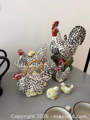 MaxSold Auction: Vintage Fitz and Floyd 1992 "Poulet" 6-Piece Lot - Vaughan (Ontario, Canada) SELLER MANAGED Estate Sale Online Auction - Rodeo Drive