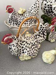 MaxSold Auction: Vintage Fitz and Floyd 1992 "Poulet" 6-Piece Lot - Vaughan (Ontario, Canada) SELLER MANAGED Estate Sale Online Auction - Rodeo Drive