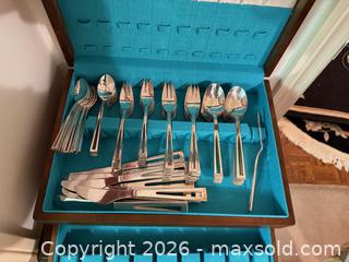 MaxSold Auction: Vintage William Adams Stainless Flatware Set- Service for 12 - Vaughan (Ontario, Canada) SELLER MANAGED Estate Sale Online Auction - Rodeo Drive