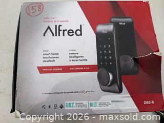 MaxSold Auction: Alfred DB2-B Smart Touchscreen Deadbolt - Black - Toronto (Ontario, Canada) SELLER MANAGED Downsizing Online Auction - Palamar Road
