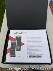 MaxSold Auction: Alfred DB2-B Smart Touchscreen Deadbolt - Black - Toronto (Ontario, Canada) SELLER MANAGED Downsizing Online Auction - Palamar Road