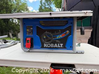 MaxSold Auction: Kobalt 10 in Benchtop Table Saw KT10152 (1303497) - Toronto (Ontario, Canada) SELLER MANAGED Downsizing Online Auction - Palamar Road