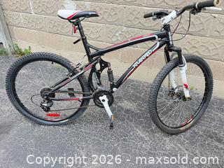 MaxSold Auction: Kranked 26" Full-Suspension Mountain Bike, 21-Speed, Shimano Components - Toronto (Ontario, Canada) SELLER MANAGED Downsizing Online Auction - Palamar Road