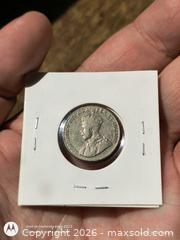 MaxSold Auction: 1928 Canada 5 Cents Nickel No Mint Mark - South Frontenac (Ontario, Canada) SELLER MANAGED Downsizing Online Auction - Battersea Road