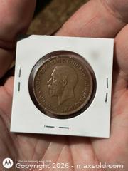 MaxSold Auction: 1935 United Kingdom One Penny - George V, Bronze - South Frontenac (Ontario, Canada) SELLER MANAGED Downsizing Online Auction - Battersea Road