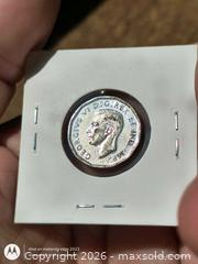 MaxSold Auction: 1945 Canada 5 Cents Victory V with Torch Coin - South Frontenac (Ontario, Canada) SELLER MANAGED Downsizing Online Auction - Battersea Road