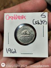 MaxSold Auction: 1961 Canada 5 Cents Nickel Coin - South Frontenac (Ontario, Canada) SELLER MANAGED Downsizing Online Auction - Battersea Road