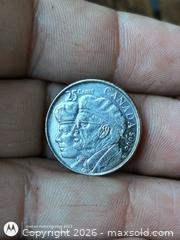 MaxSold Auction: 2005 Canada 25 Cents Commemorative Veterans Profile Quarter - South Frontenac (Ontario, Canada) SELLER MANAGED Downsizing Online Auction - Battersea Road