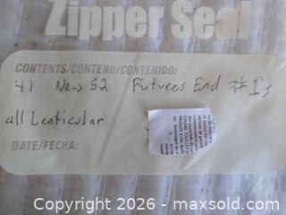 MaxSold Auction: Futures End (The New 52) #1 - DC Comics Lenticular Variant (41) all holographic  - Welland (Ontario, Canada) SELLER MANAGED Reseller Online Auction -  Young Road