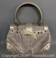 MaxSold Auction: Preloved Coach Y2K Soho Handbag & DIOR Quilted Travel Makeup Bag - Toronto (Ontario, Canada) PARTNER MANAGED Reseller Online Auction - Queen Street Wt.
