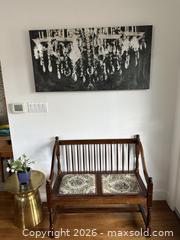 MaxSold Auction: Antique Solid Wood Bench - Burlington (Ontario, Canada) SELLER MANAGED Estate Sale Online Auction - Aldershot