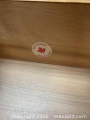 MaxSold Auction: Pair of Solid Pine Nightstands, 3-Drawer, Light Natural Finish - Burlington (Ontario, Canada) SELLER MANAGED Estate Sale Online Auction - Aldershot