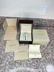 MaxSold Auction: Burberry BU4560 Women's Stainless Steel Quartz Watch - San Jose (California, USA) PARTNER MANAGED Estate Sale Online Auction - E Humboldt