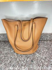 MaxSold Auction: Kate Spade Tan Cognac Pebbled Leather Tote/Shoulder Bag - San Jose (California, USA) PARTNER MANAGED Estate Sale Online Auction - E Humboldt